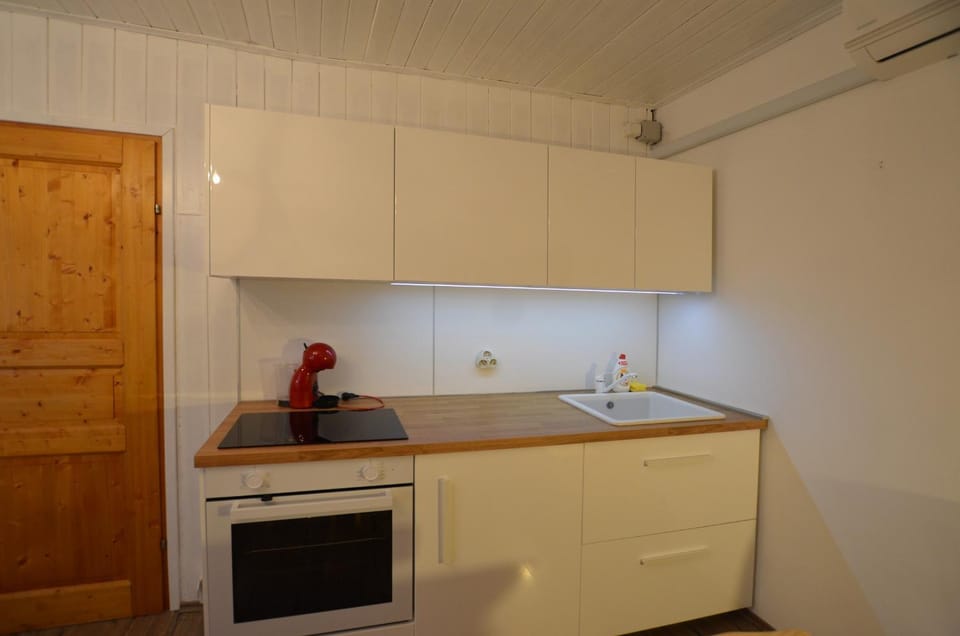 Kitchen or kitchenette, kitchen