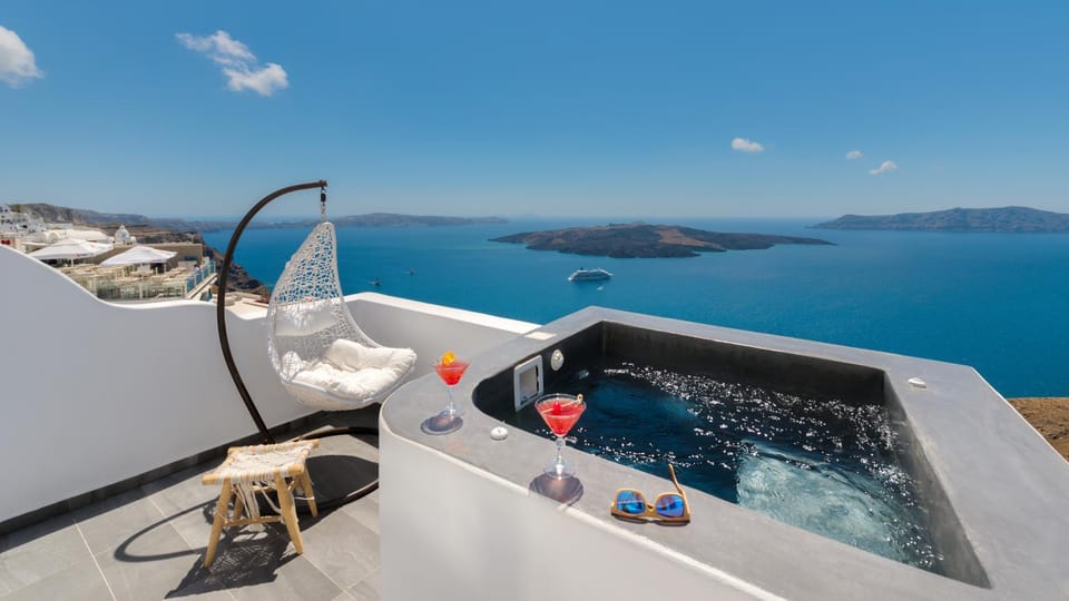 Day, Natural landscape, Summer, Hot Tub, Balcony/Terrace, On site, Sea view, Sea view