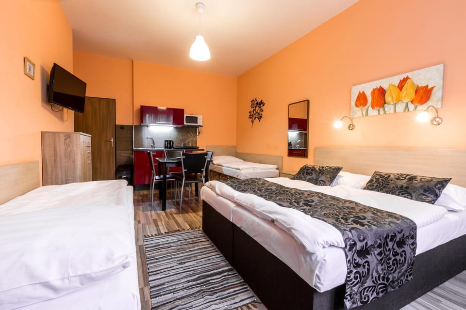 Kitchen or kitchenette, Dining area, Bedroom