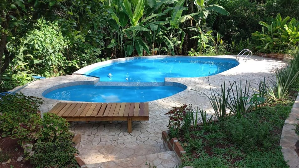 Spring, Pool view, Swimming pool