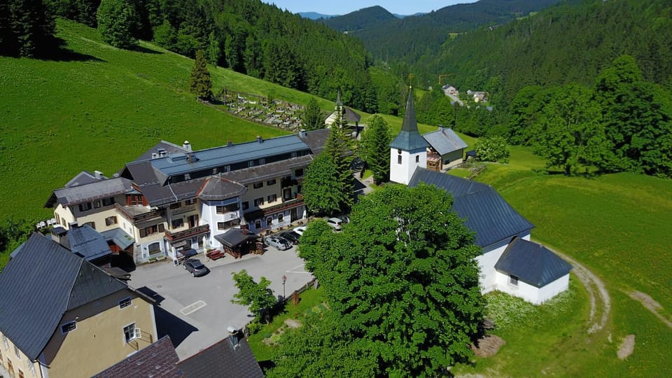Property building, Natural landscape, Mountain view