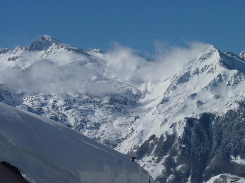 Natural landscape, Winter, Skiing