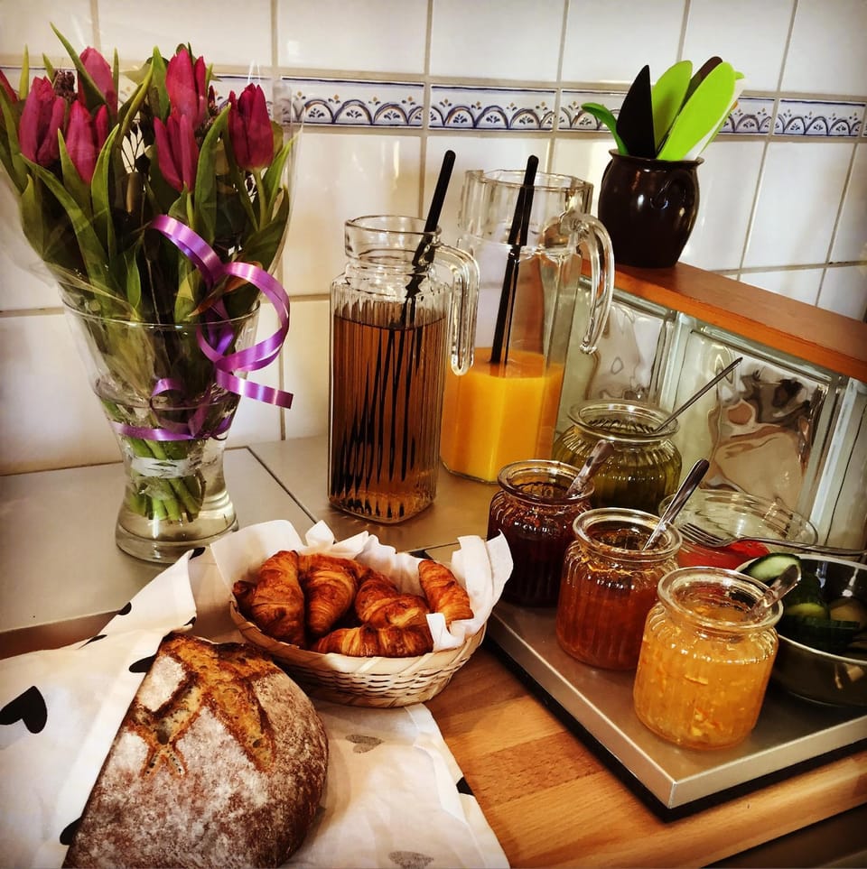 Food close-up, Buffet breakfast, Non alcoholic drinks