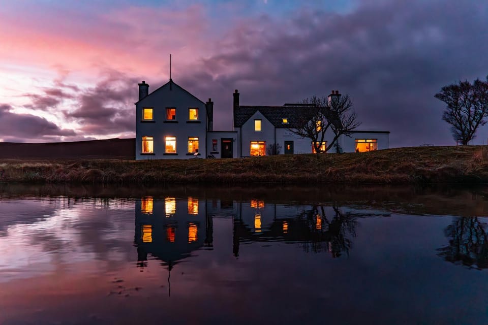 Property building, Lake view, Landmark view, Sunset