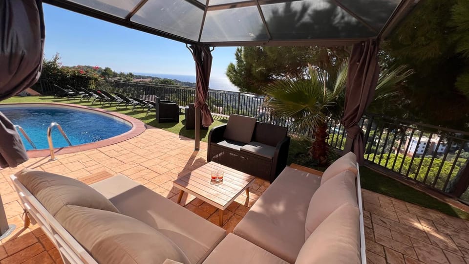 Patio, Sea view, Swimming pool