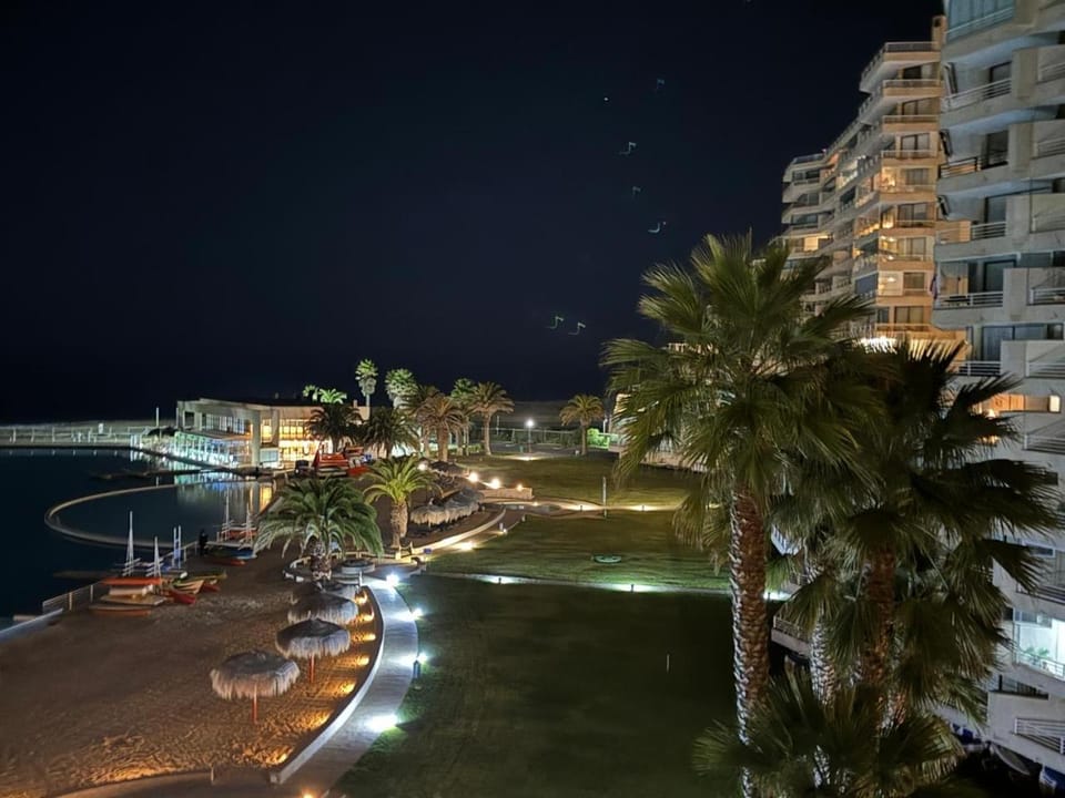 Night, Pool view