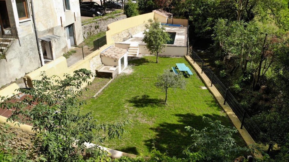 Property building, Spring, Day, On site, Garden view, Mountain view, Pool view