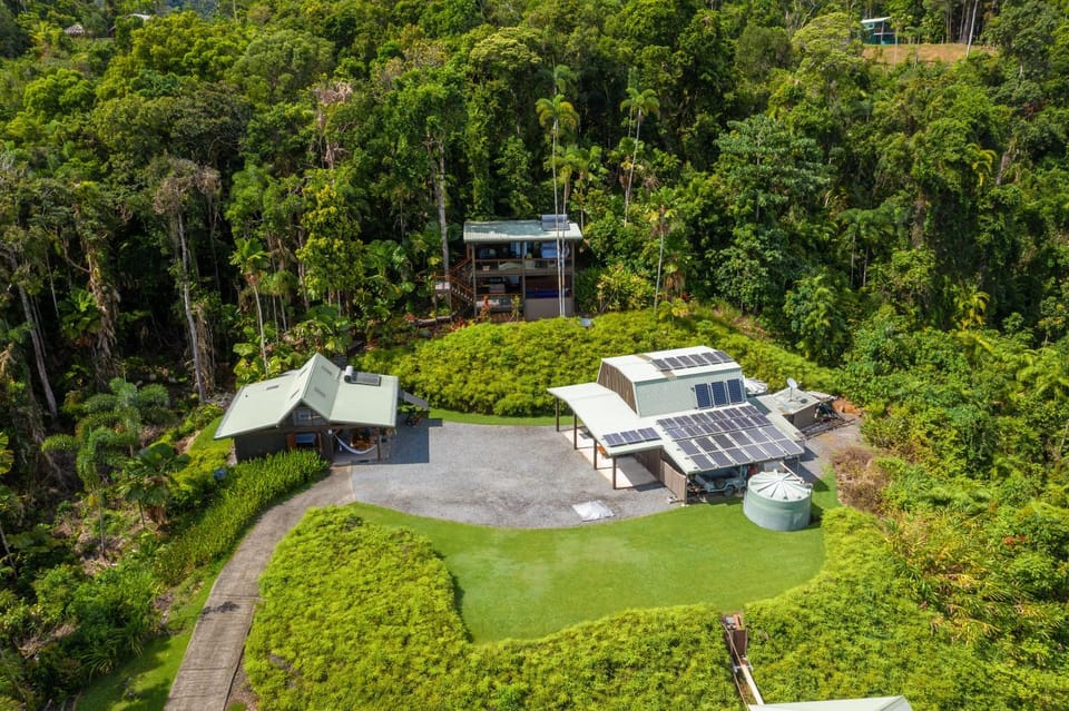 Property building, Natural landscape, Bird's eye view, Garden view