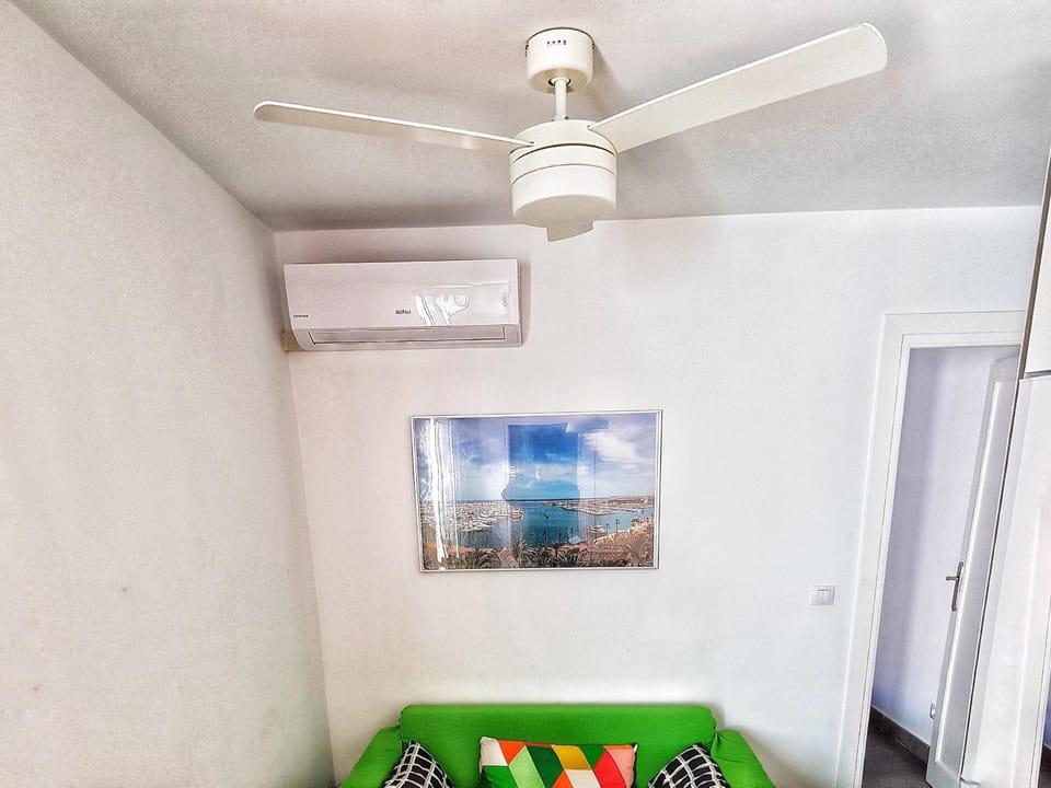 fireplace, air conditioner