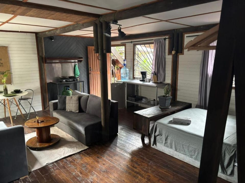 Kitchen or kitchenette, Photo of the whole room, Seating area, Bedroom