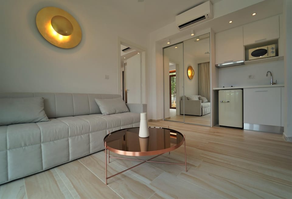 Kitchen or kitchenette, Living room