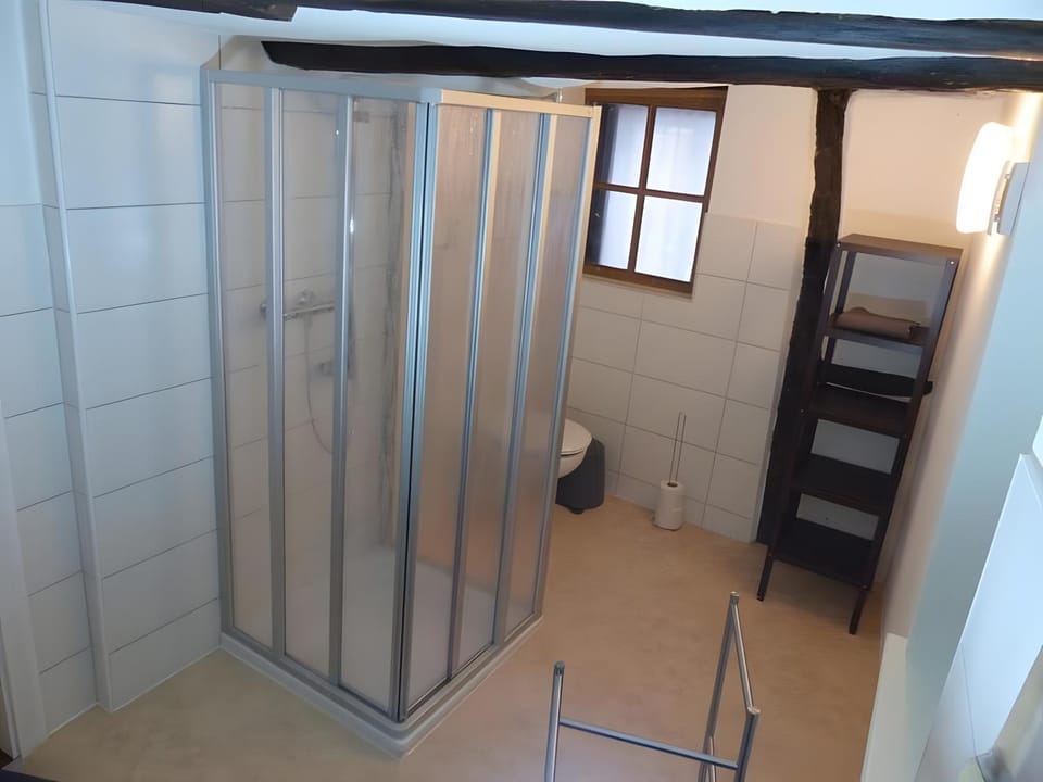 Property building, Bathroom, Living room