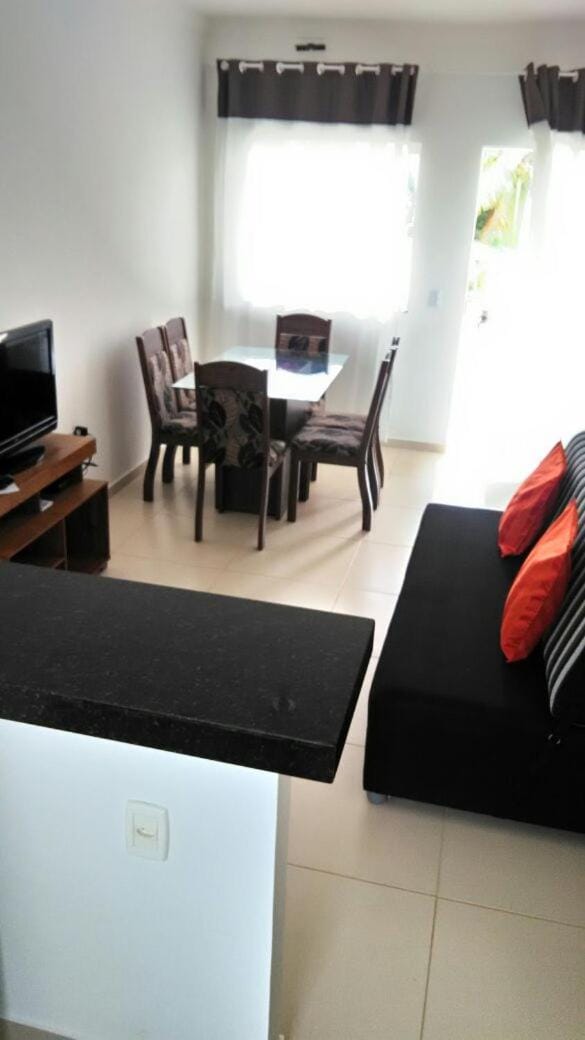 Hospedagem na praia Taperapuan Apartment in State of Bahia
