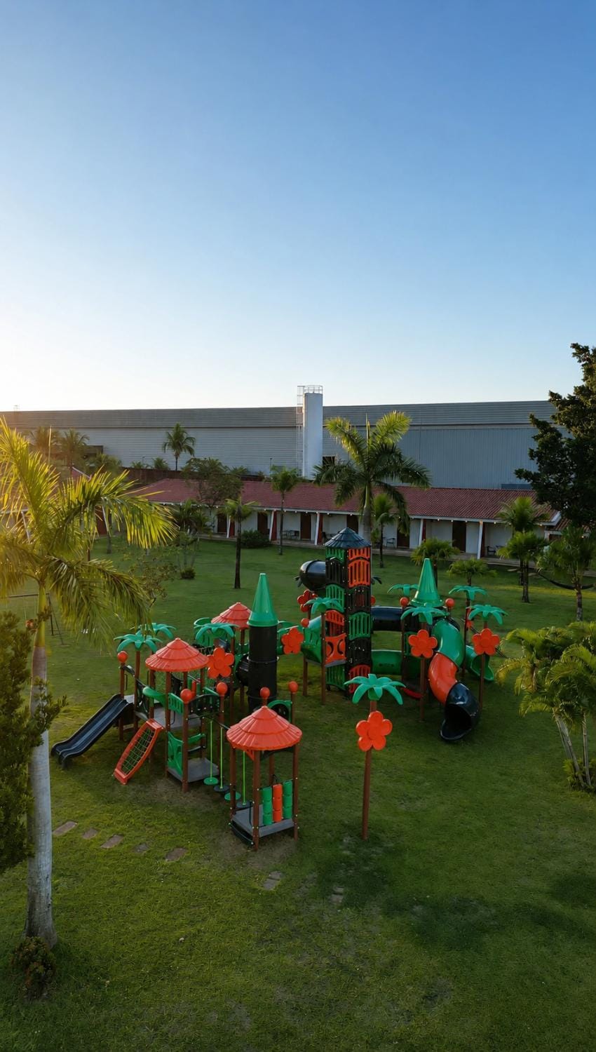 Bird's eye view, Children play ground