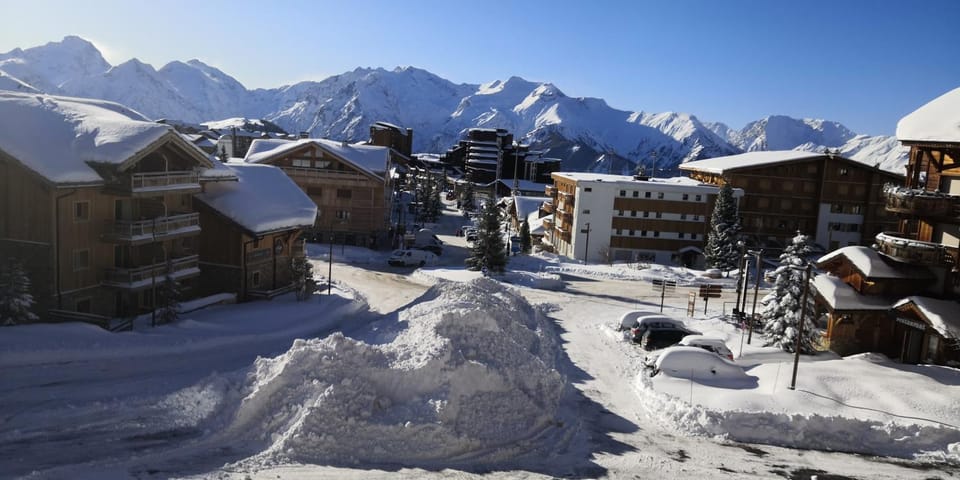 Winter, City view