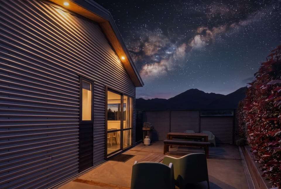 Patio, Natural landscape, Mountain view