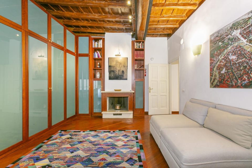 Library, Bedroom, fireplace, wardrobe