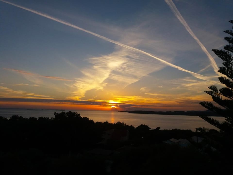 Natural landscape, Sea view, Sunset