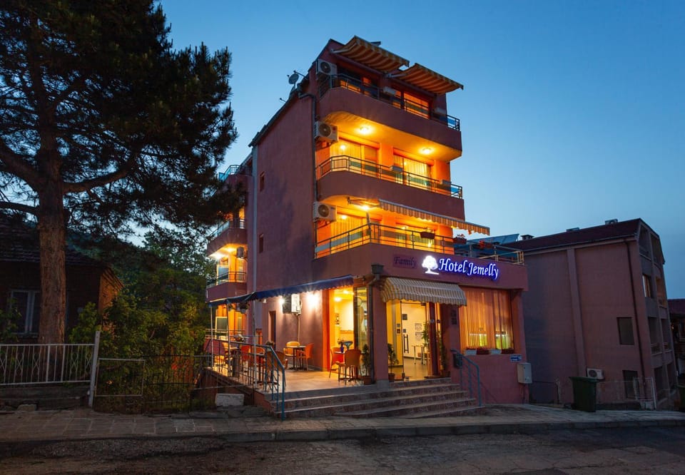 Property building, Sunset