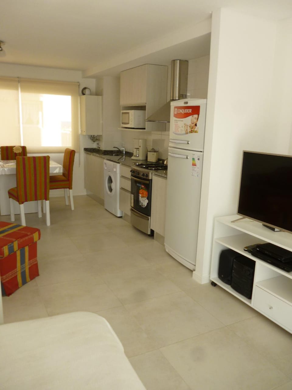 1-1/2 AMB c/BALCON SOLEADO en EDIFICIO FRENTE AL MAR Apartment in Mar del Plata
