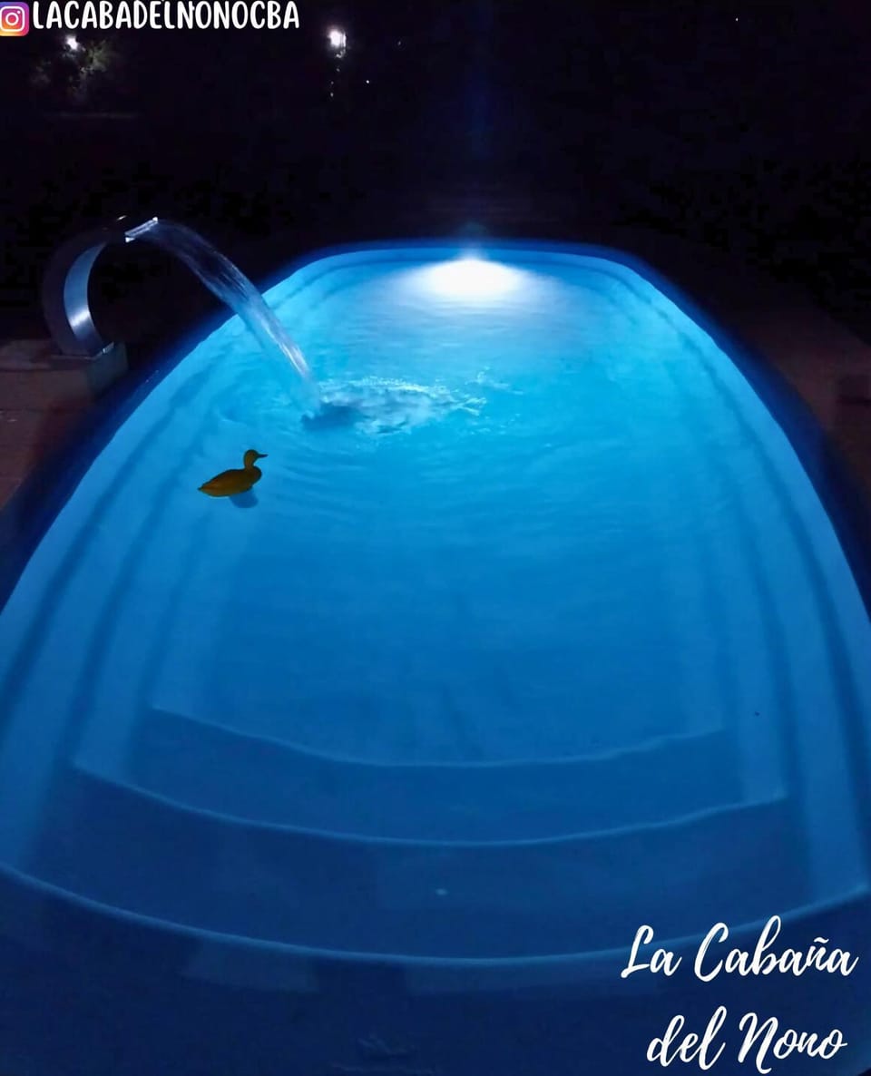 Night, Pool view, Swimming pool