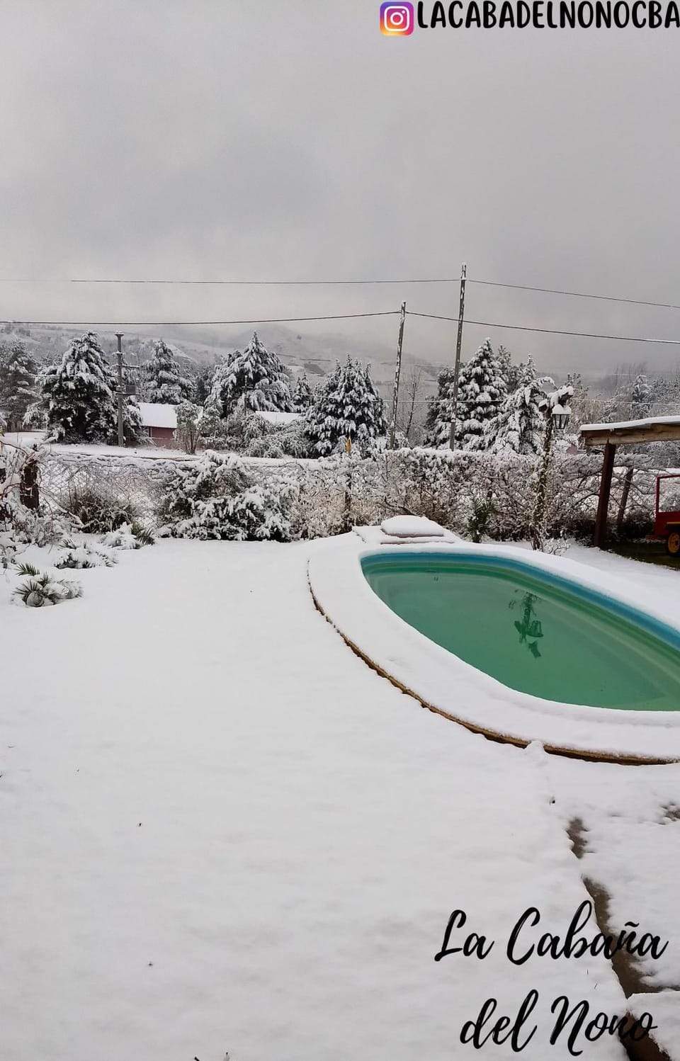 Natural landscape, Winter, Pool view, Swimming pool
