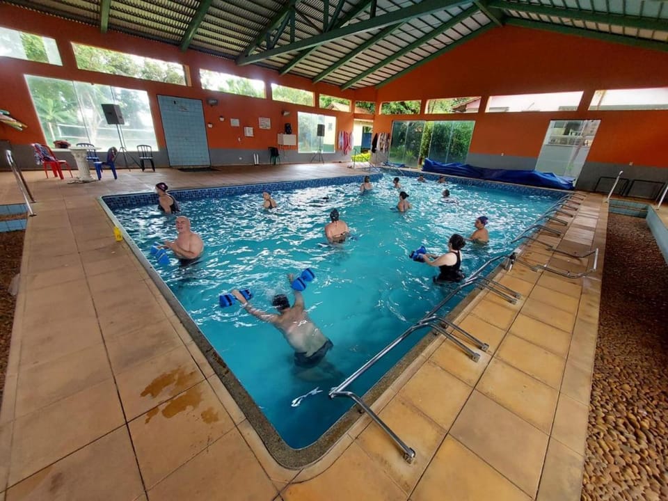 People, Pool view, Swimming pool, group of guests