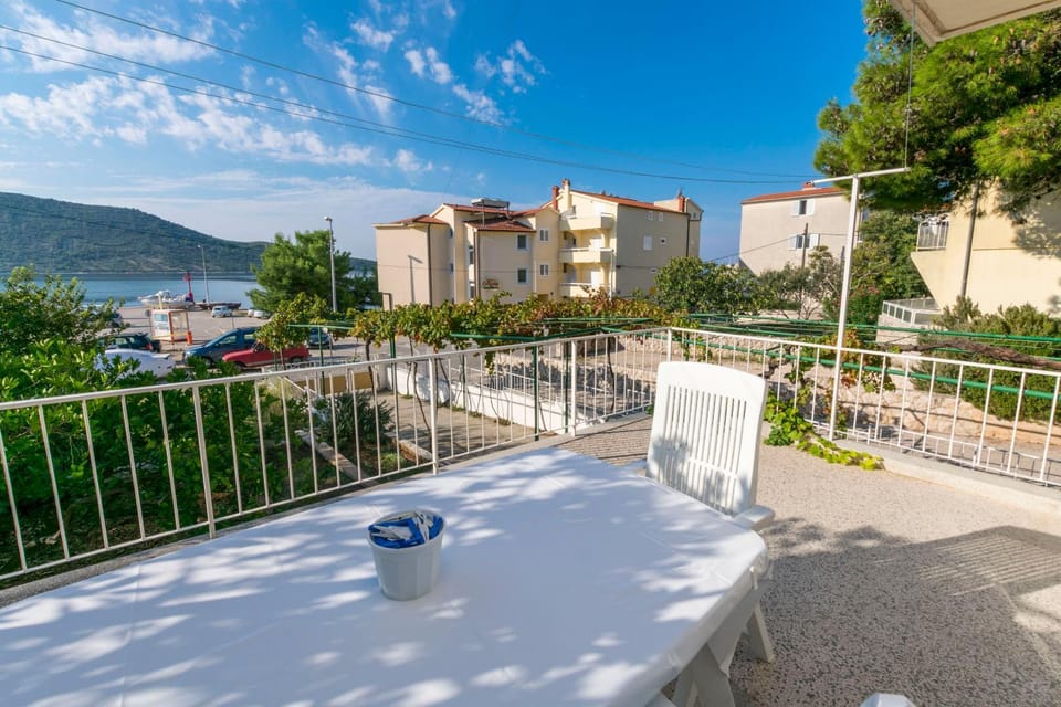 Property building, Patio, Day, View (from property/room), Balcony/Terrace, Sea view
