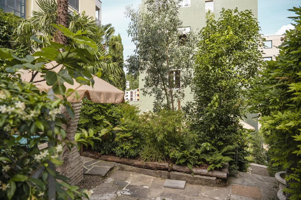 Property building, Garden, Garden view