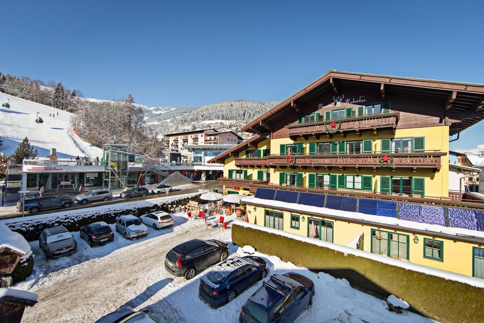 Property building, Facade/entrance, Bird's eye view, Winter
