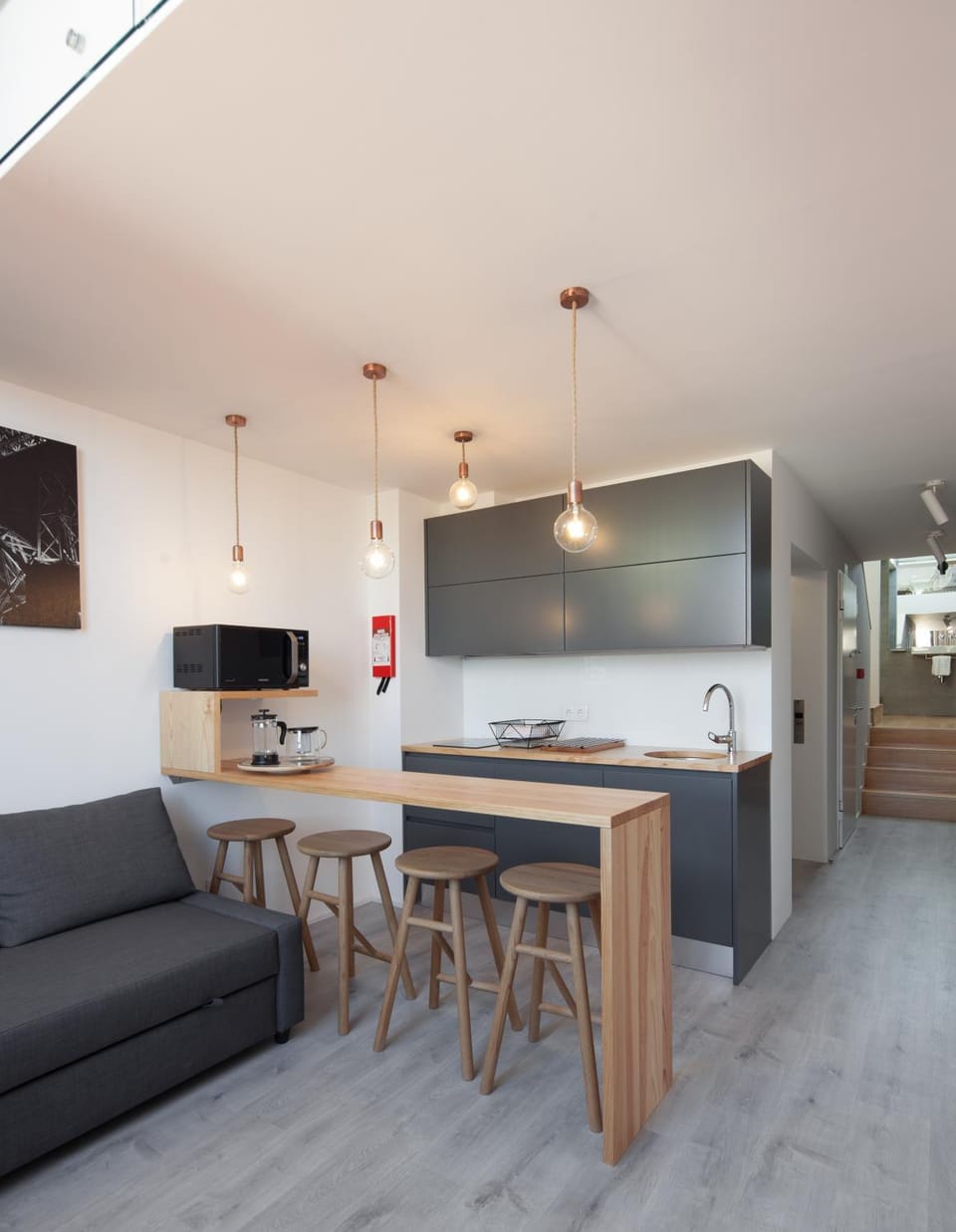 Kitchen or kitchenette, Dining area