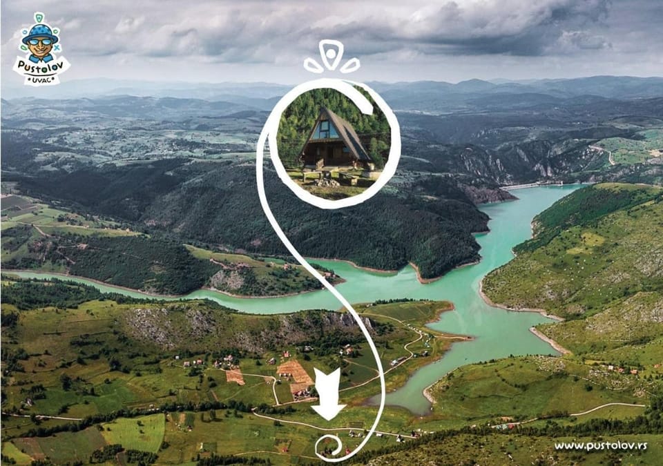 Vikendica Pustolov - Uvac, Zlatar House in Zlatibor District, Serbia