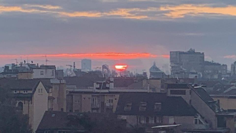 City view, Sunrise