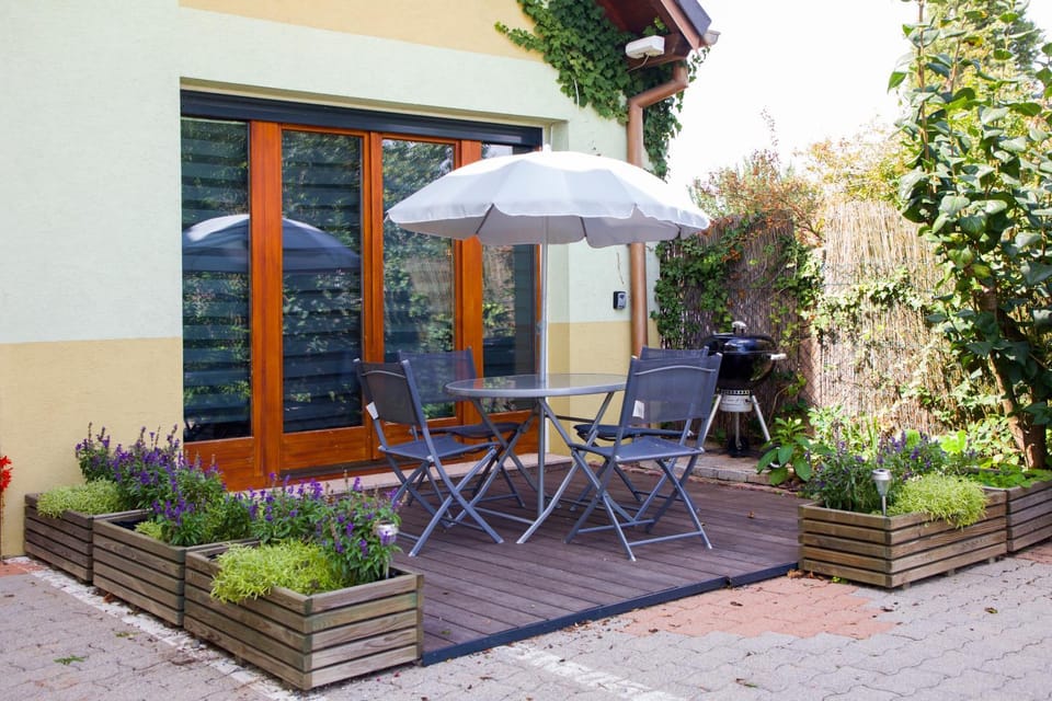 Patio, Balcony/Terrace, Garden view
