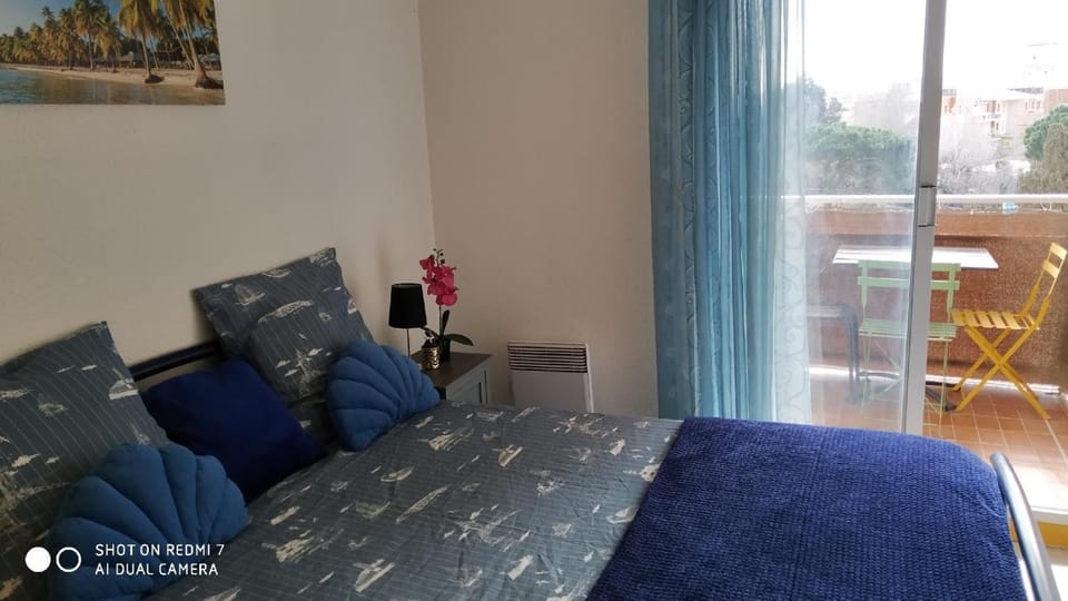 Appartement T2 vue Mer et Port,2 balcons, Parking privé Apartment in Canet-en-Roussillon
