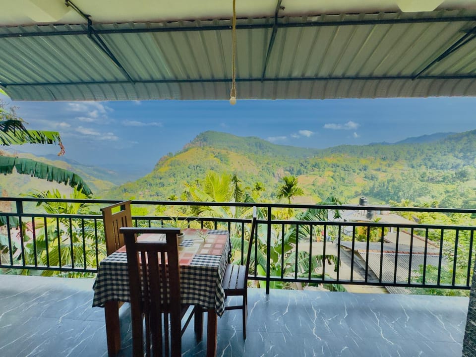 Spring, Day, Natural landscape, View (from property/room), Balcony/Terrace, Dining area, Mountain view