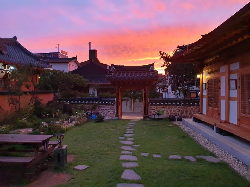 Garden, Sunset