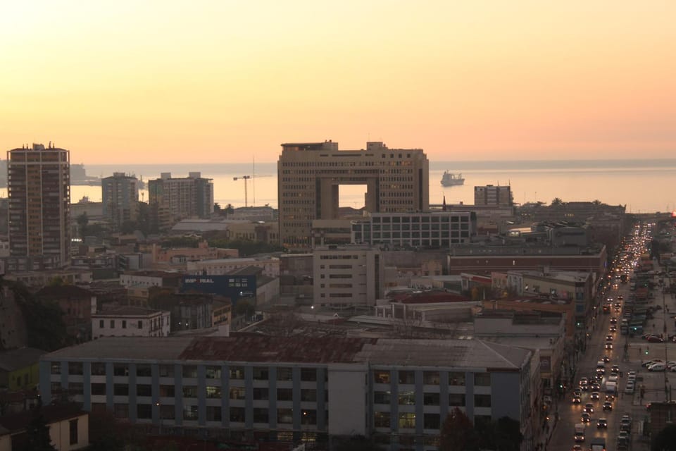 Natural landscape, Bird's eye view, Balcony/Terrace, City view, Sea view, Street view, Sunset