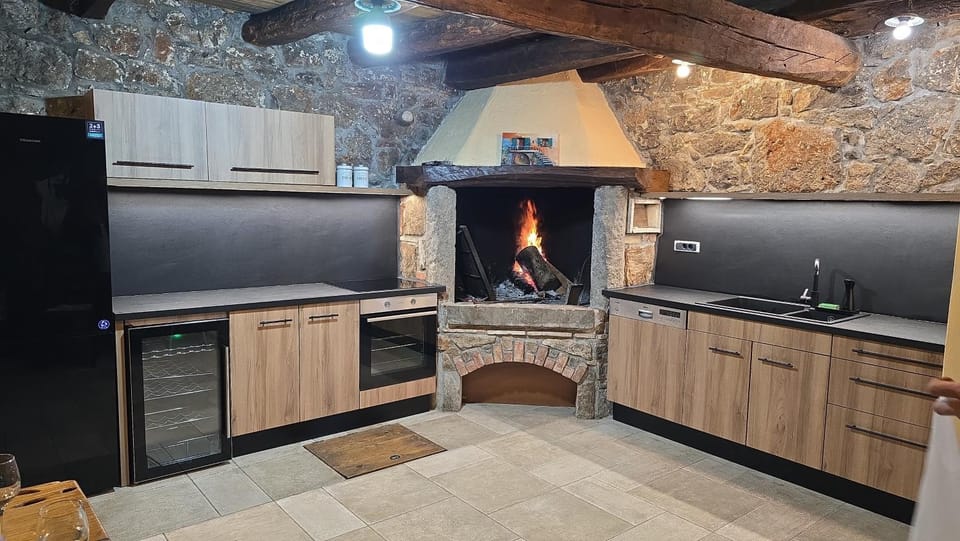 Kitchen or kitchenette, dishwasher, oven