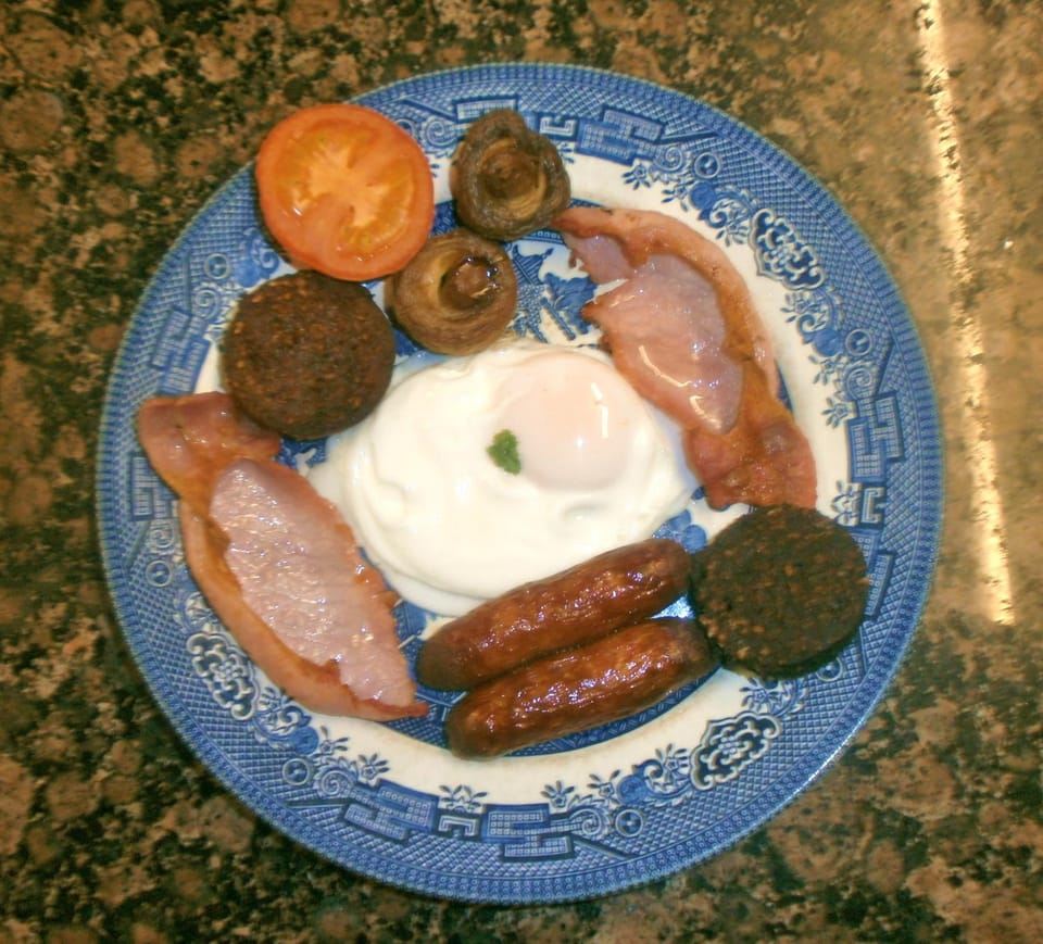 Food close-up, English/Irish breakfast