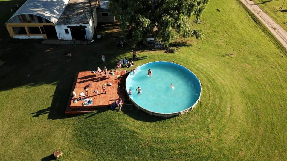 Bird's eye view, Swimming pool