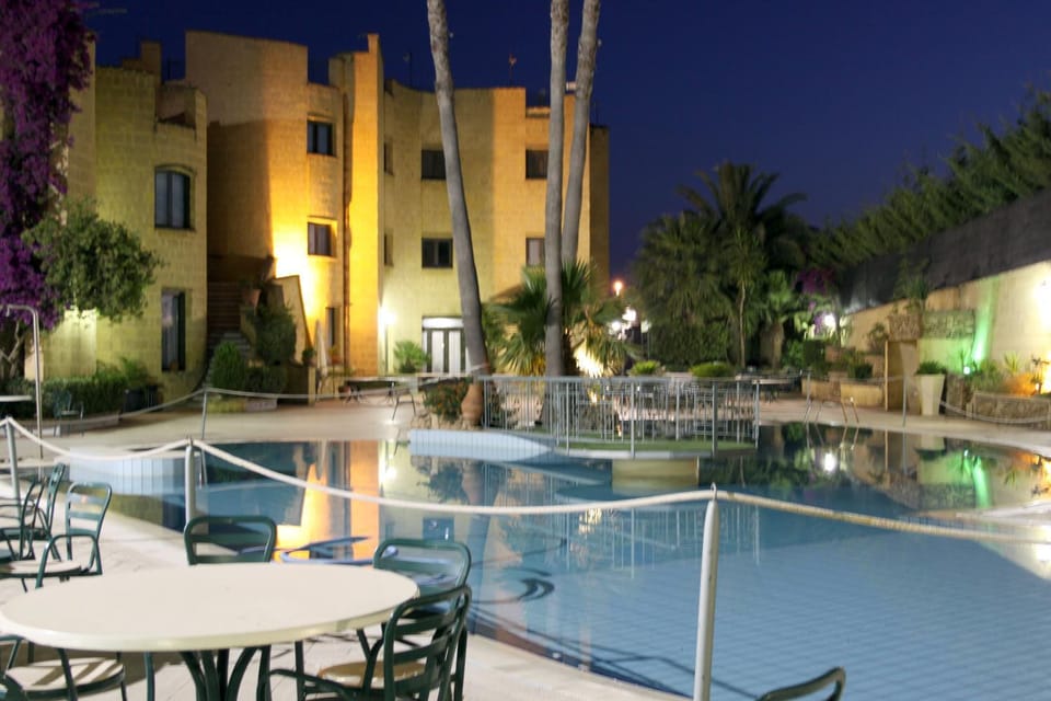 Night, Swimming pool, Swimming pool