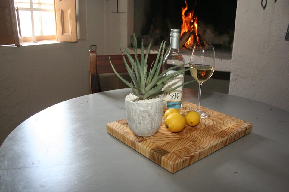fireplace, kitchen