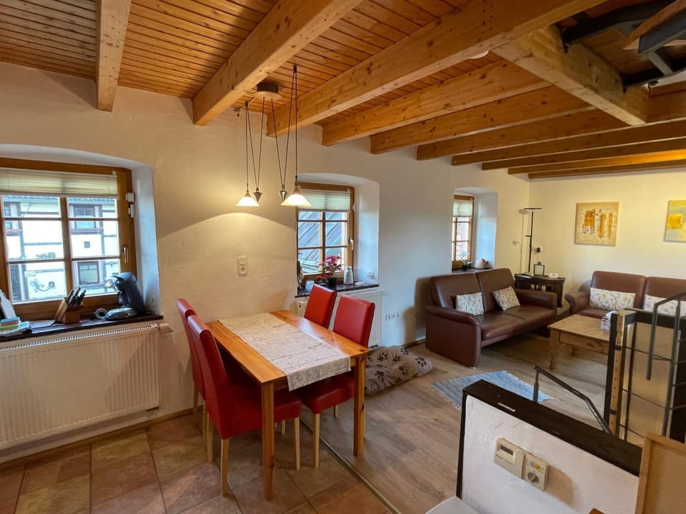 Living room, Seating area, Dining area, pet friendly