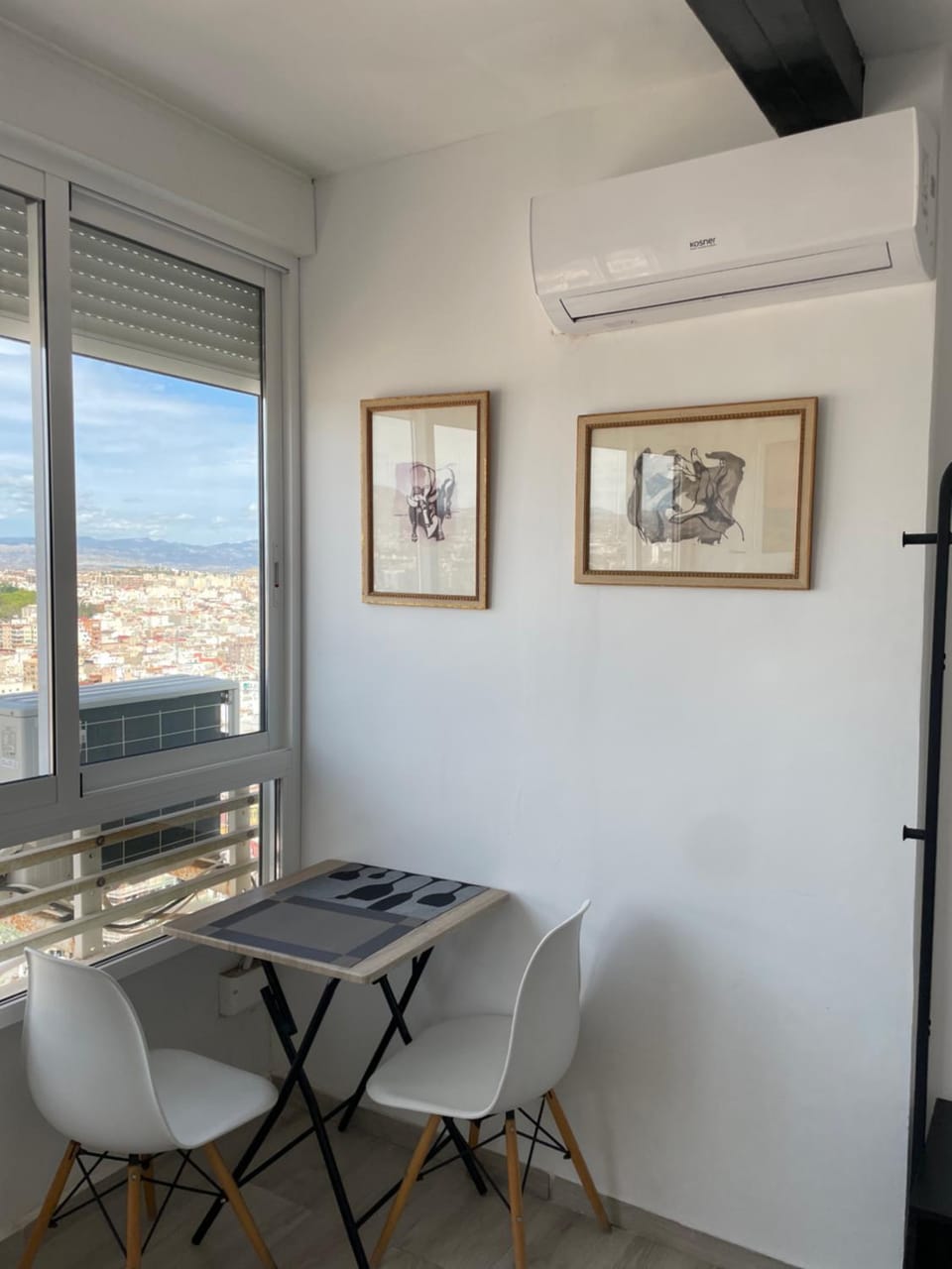 Dining area, air conditioner