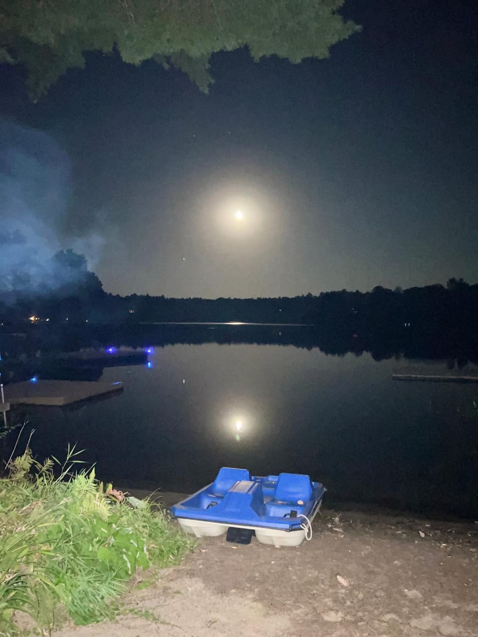 Night, Lake view