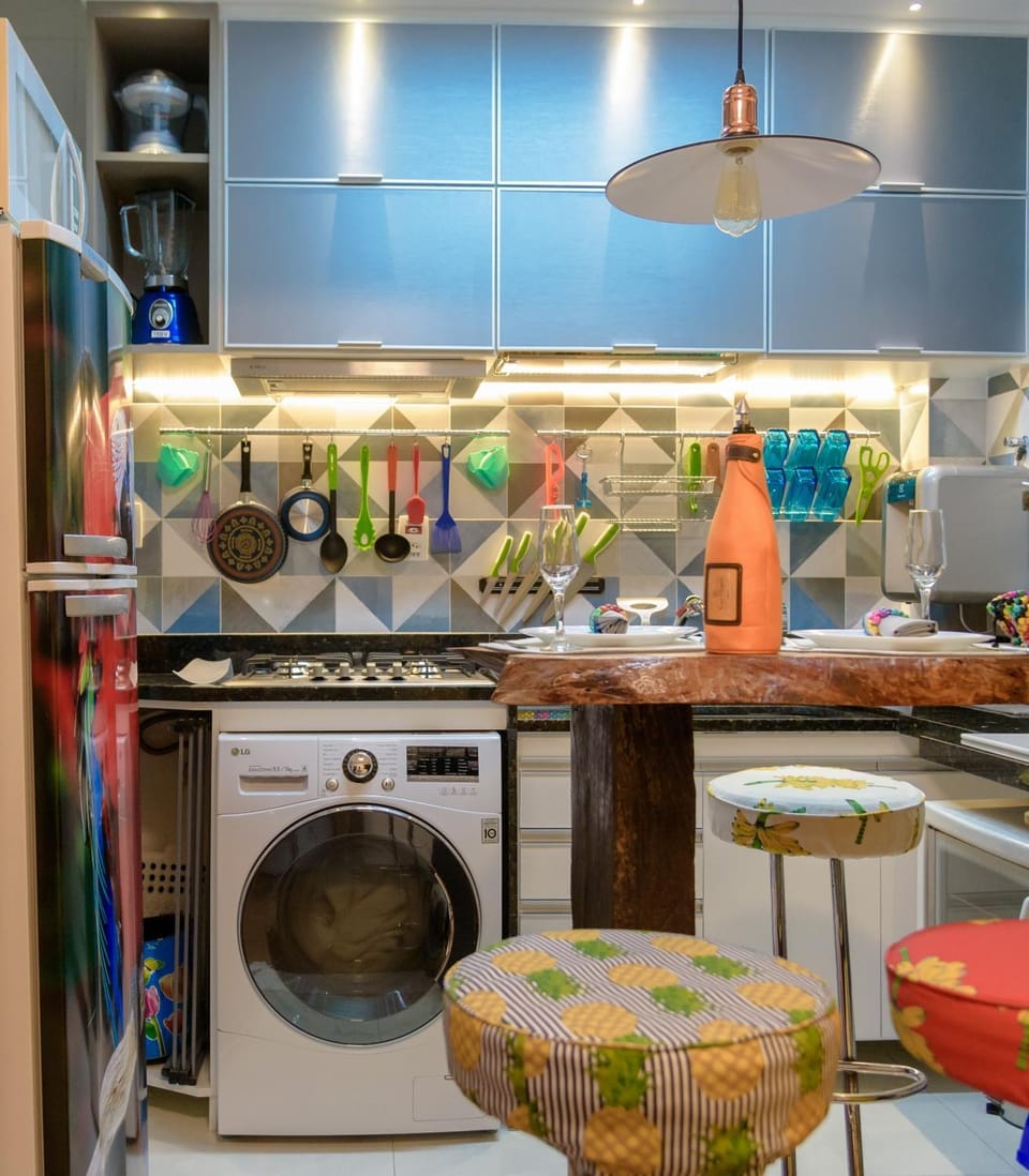 Kitchen or kitchenette, microwave, minibar, pet friendly, stove, washing machine, dryer