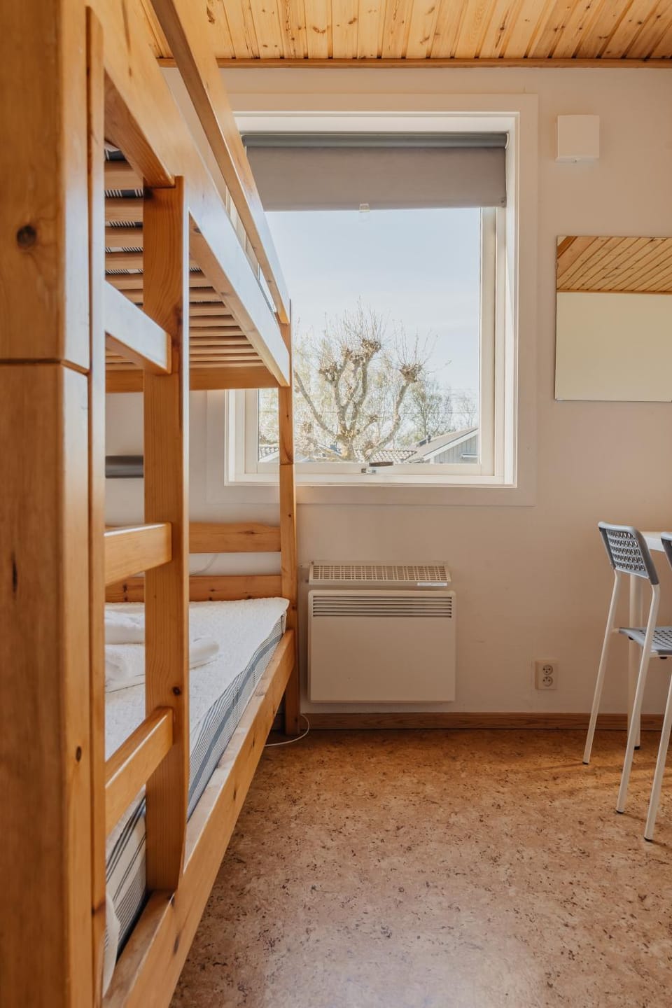 Photo of the whole room, bunk bed