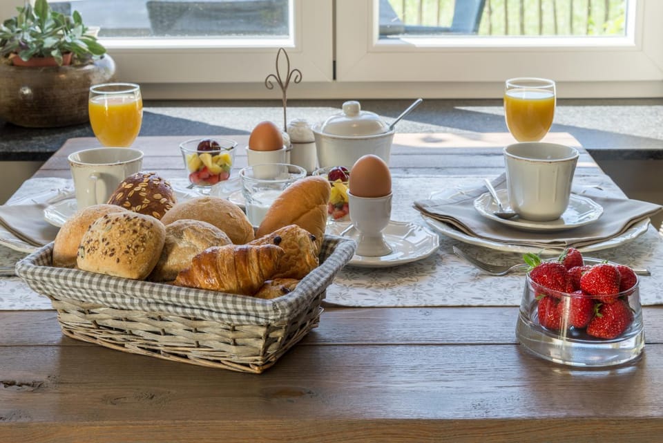 Food close-up, Breakfast, Continental breakfast