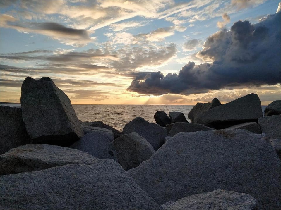 Sea view, Sunset